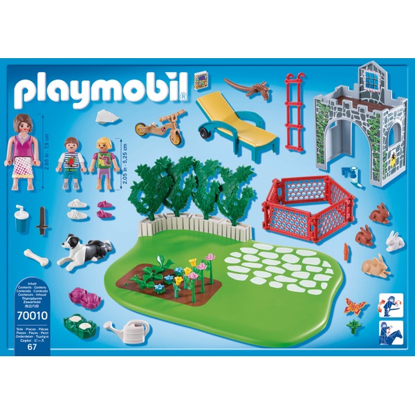 Playmobil 70010 Family Garden Super Set Smyths Toys