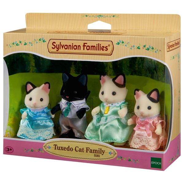 Sylvanian Families TuxedoKatzenFamilie Schwarzohr Smyths Toys