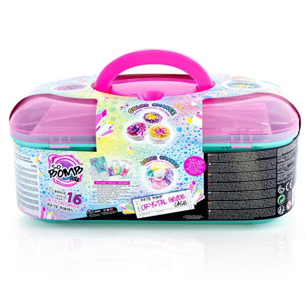 So Bomb DIY Crystal Geode Badebomben Koffer Smyths Toys Superstores