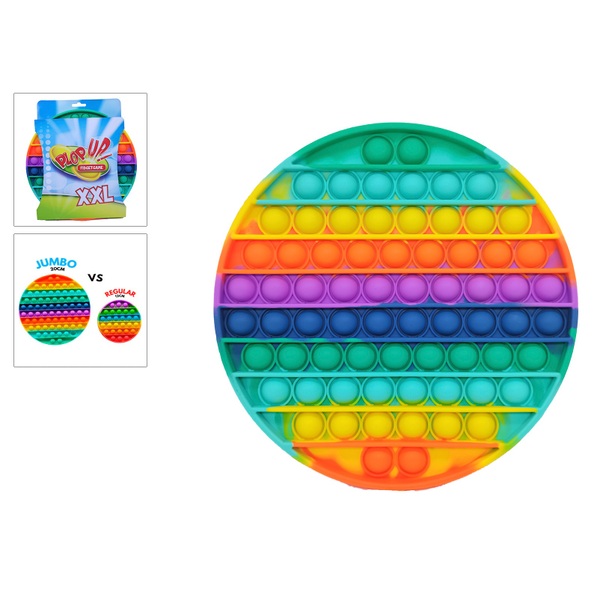 Pop It Jumbo 20cm Regenbogen Smyths Toys Österreich