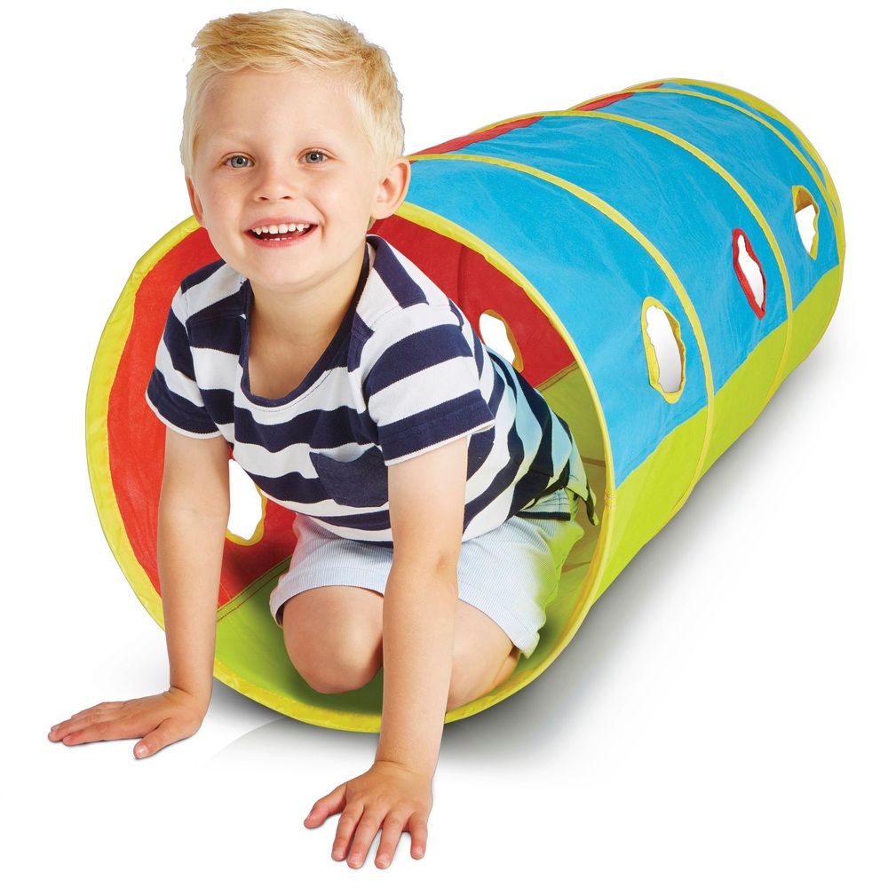 Buy Chad Valley Stripe And Mesh Extra Long Tunnel Play Tents And