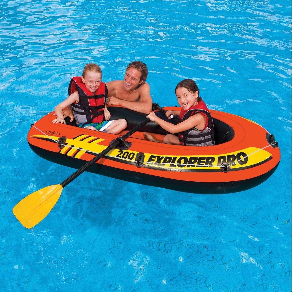 Intex Explorer Pro 200 Inflatable Boat Set Smyths Toys UK