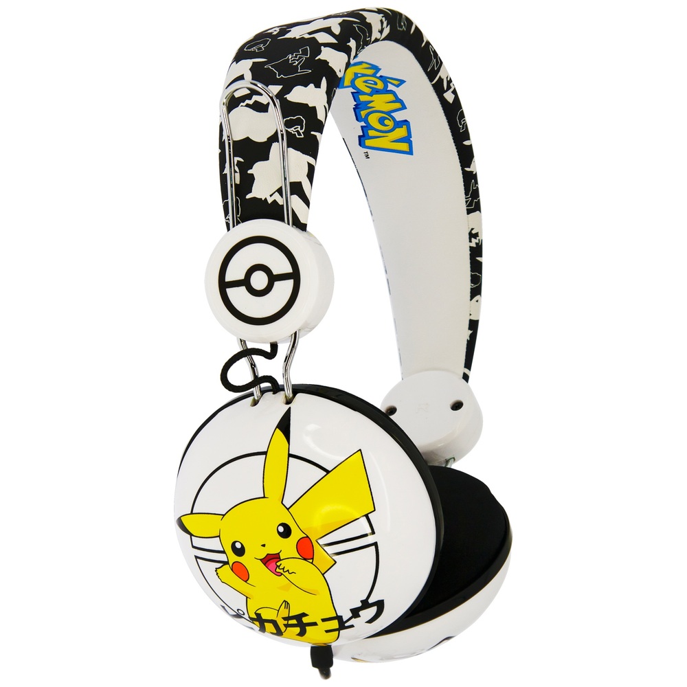 Pokemon Pikachu Headphones For Kids With Built In Volume Limiting