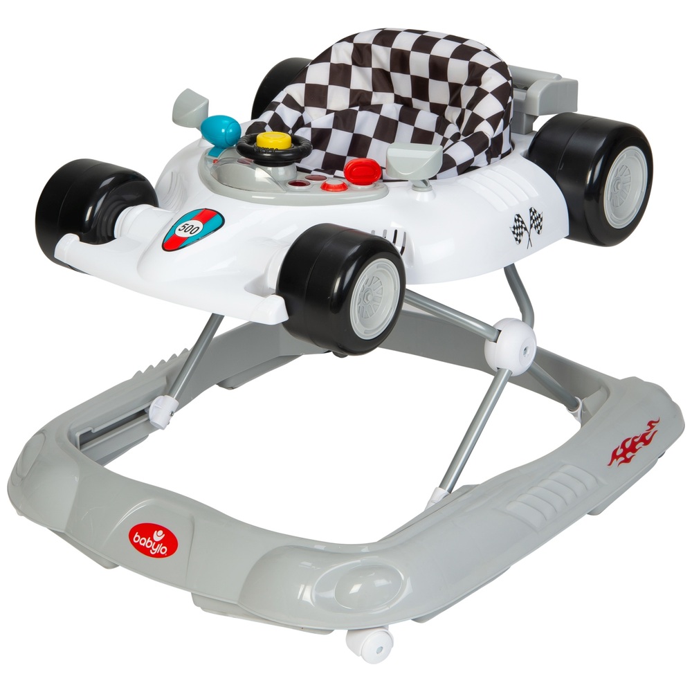 Babylo Racer 500 Baby Walker White Smyths Toys UK