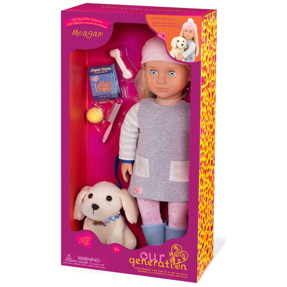 Our Generation Meagan Doll With Pet stickhealthcare.co.uk