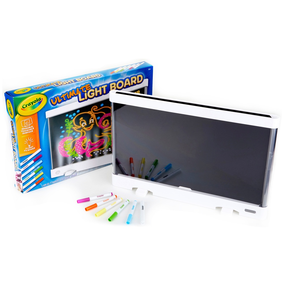 Crayola Ultimate Light Board and Markers Set Assortment Smyths Toys UK