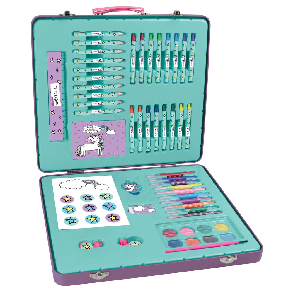 Fundoo Unicorn Tin Art Box Smyths Toys UK