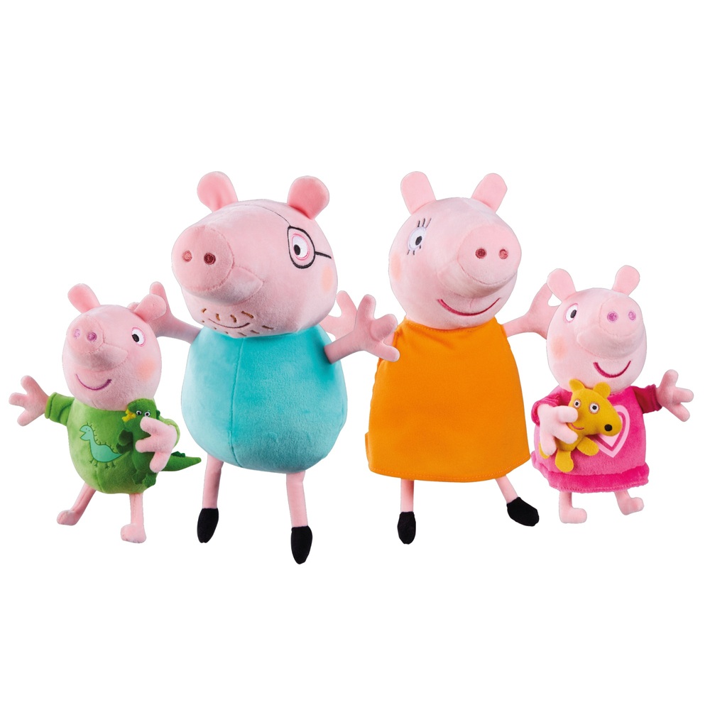 Peppa Pig 4 Pack Family Plush Smyths Toys Ireland