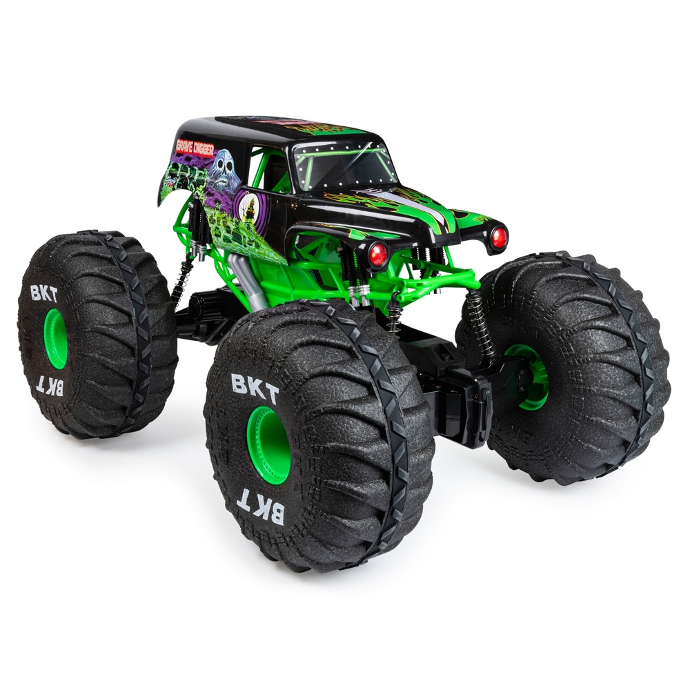 Monster Jam Official 16 Mega Grave Digger Radio Control Car Smyths Toys UK
