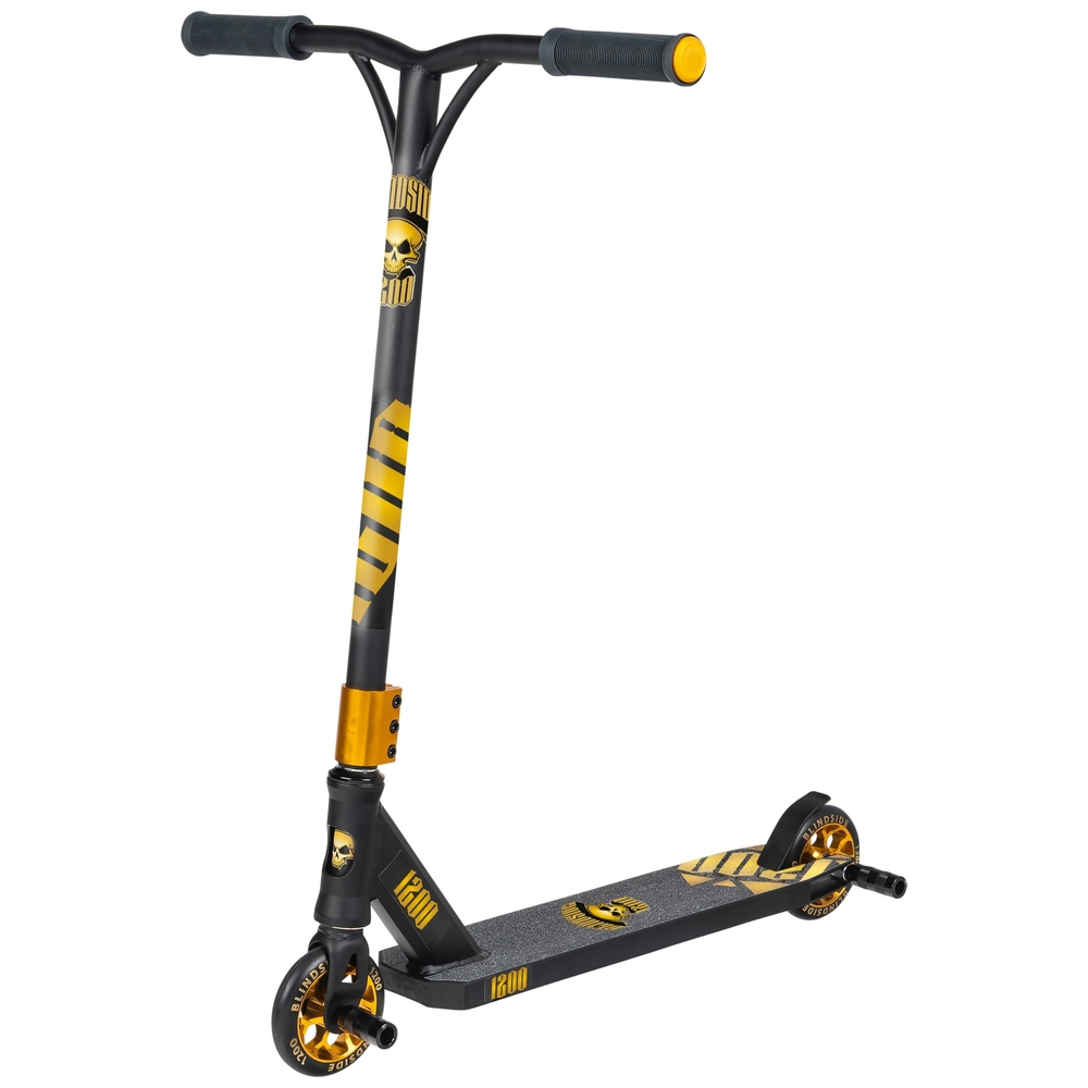 Blindside Stunt Scooter 1200 Kinderroller schwarz/gold Smyths Toys