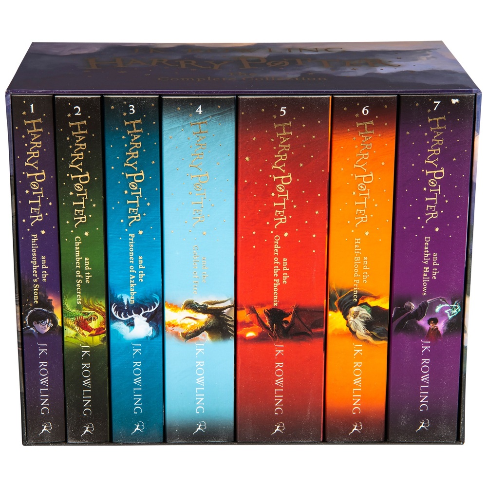 Harry Potter The Complete Collection 7 Book Box Set Smyths Toys UK