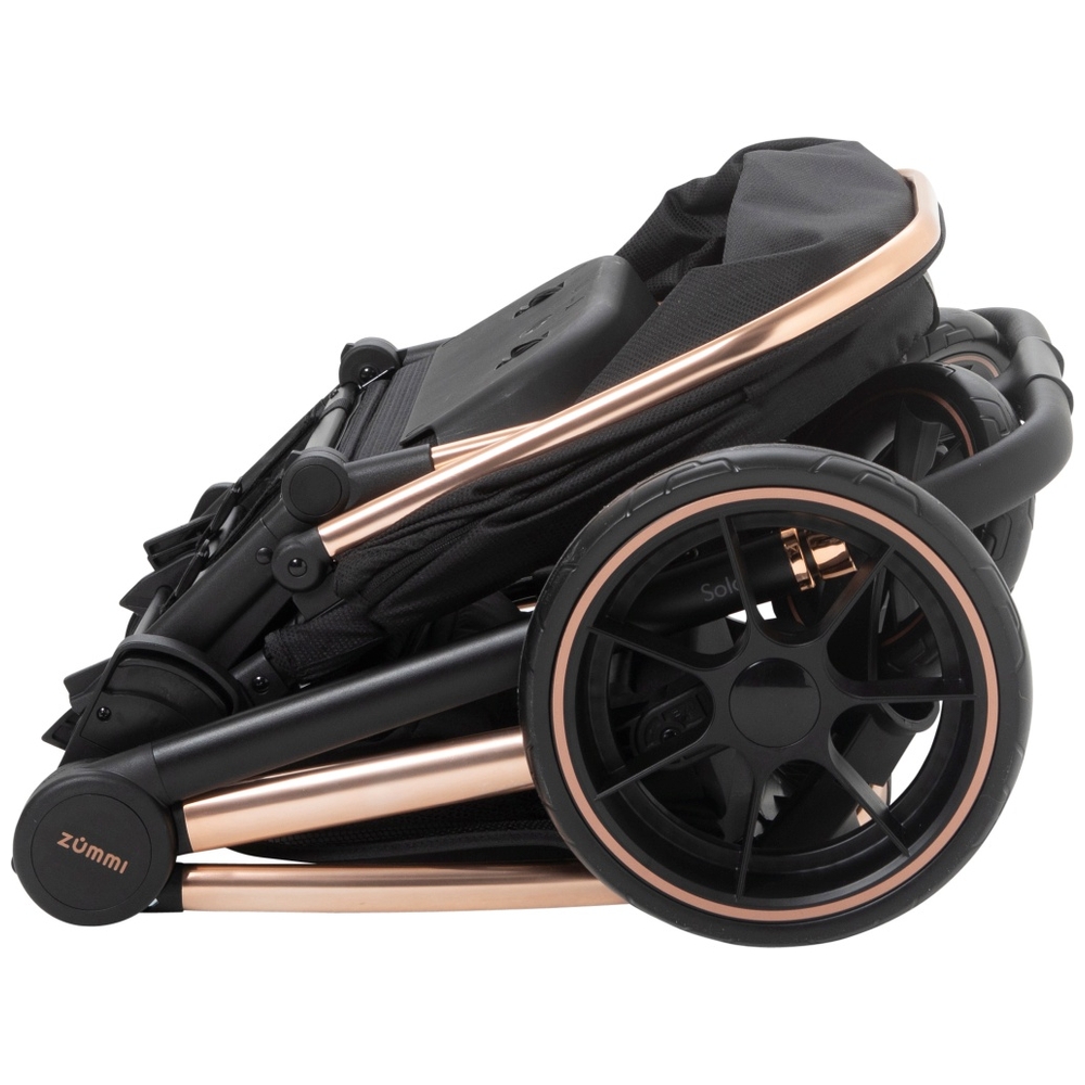 Zummi Solo Rose Gold 3in1 Travel System & Car Seat Smyths Toys UK