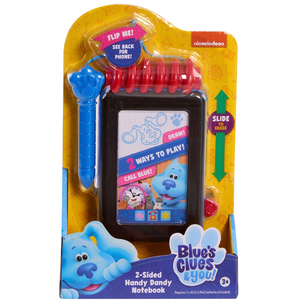 Blue's Clues & You! 2 Sided Handy Dandy 13cm Notebook Smyths Toys UK
