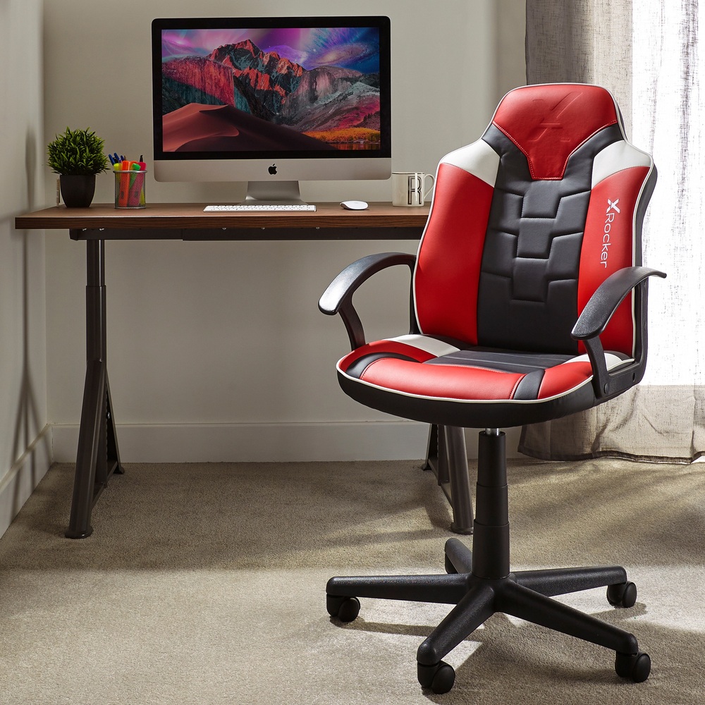 X Rocker Apollo MidBack Office Gaming Chair Smyths Toys UK