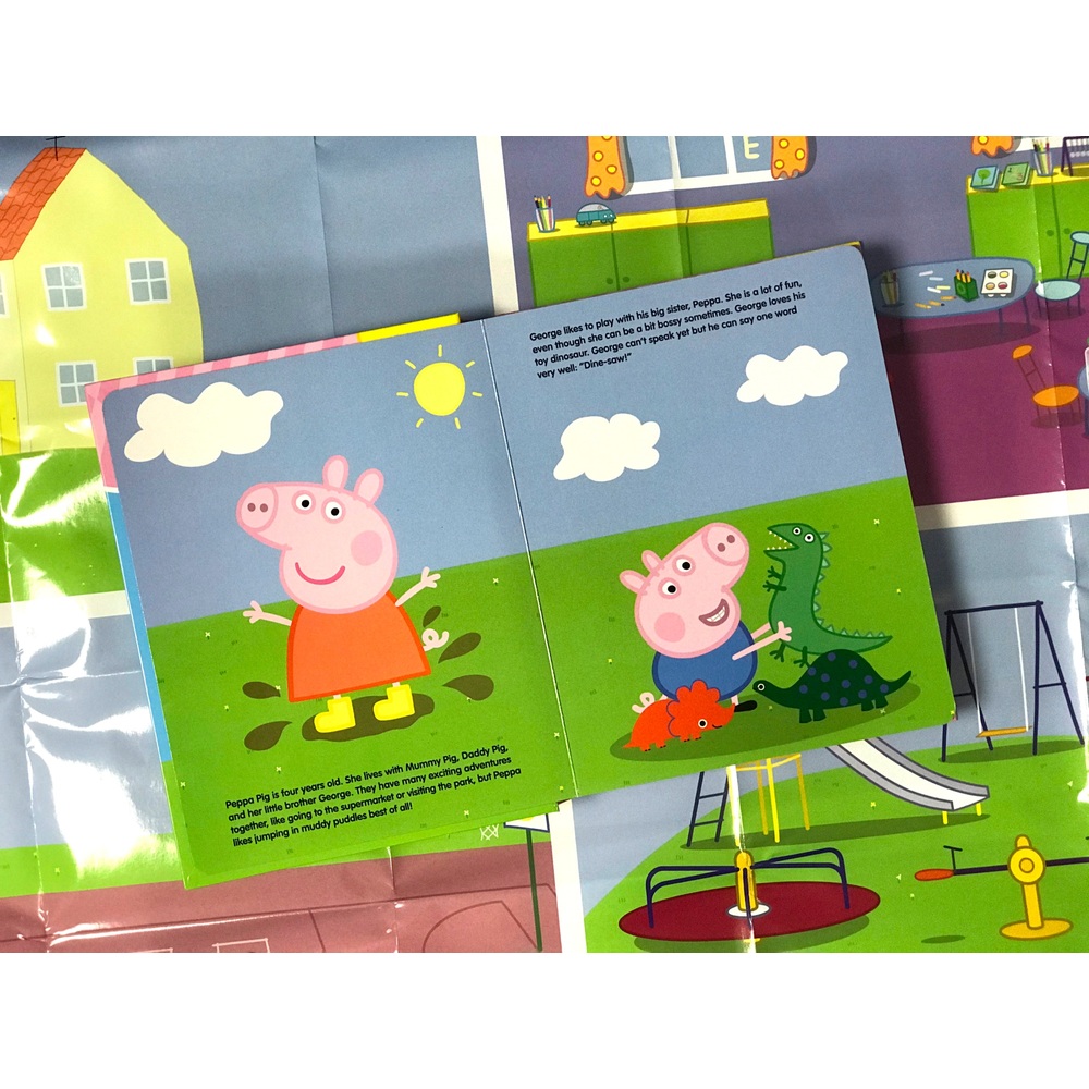 My Busy Books Peppa Pig, Book and 10 Figures Smyths Toys UK