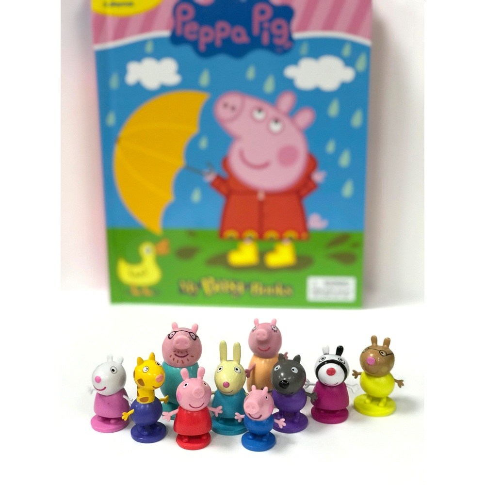 My Busy Books Peppa Pig, Book and 10 Figures Smyths Toys UK