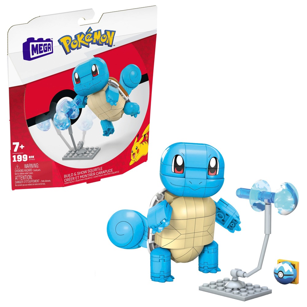 Mega Pokémon Squirtle Building Set Smyths Toys UK
