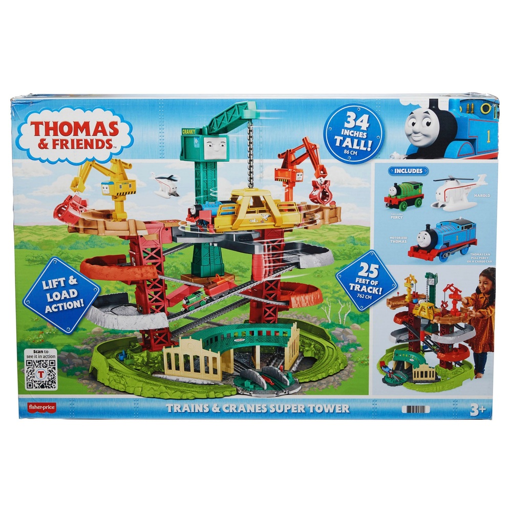 Thomas & Friends FisherPrice Trains & Cranes Super Tower Track Set