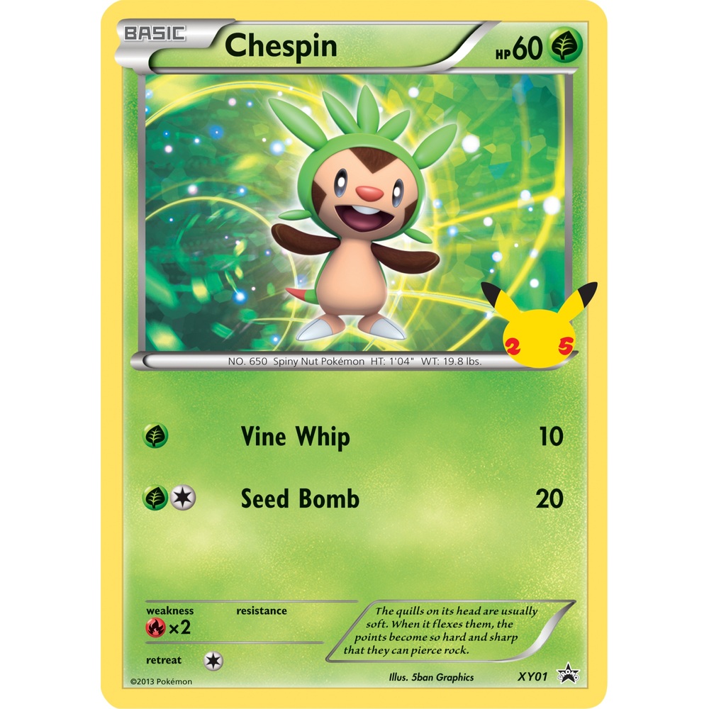 Pokémon Trading Card Game 25th Anniversary Kalos Starter Pack Smyths