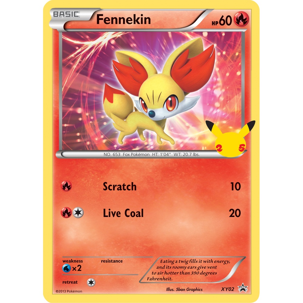 Pokémon Trading Card Game 25th Anniversary Kalos Starter Pack Smyths