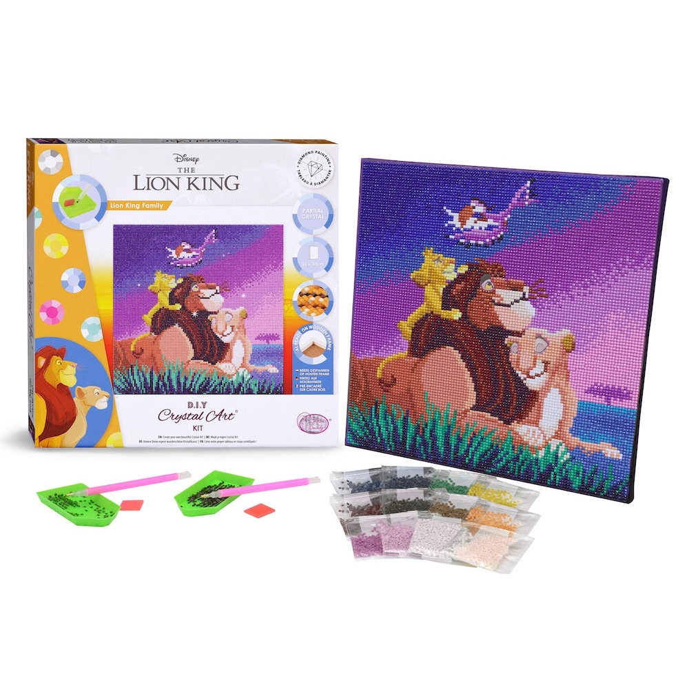 Disney The Lion King Diy Diamond Painting Crystal Art Kit Smyths Toys Uk