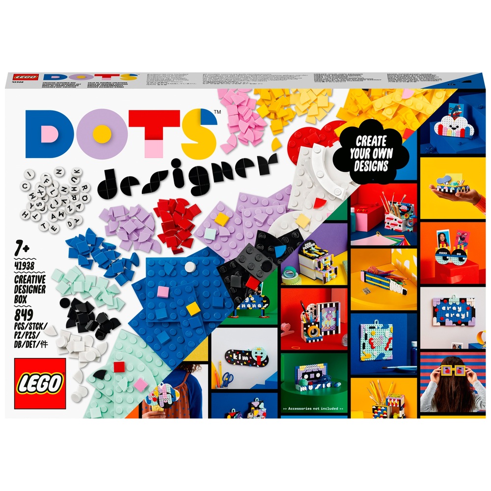 LEGO 41938 DOTS Creative Designer Box Lots of Extra DOTS Set Smyths