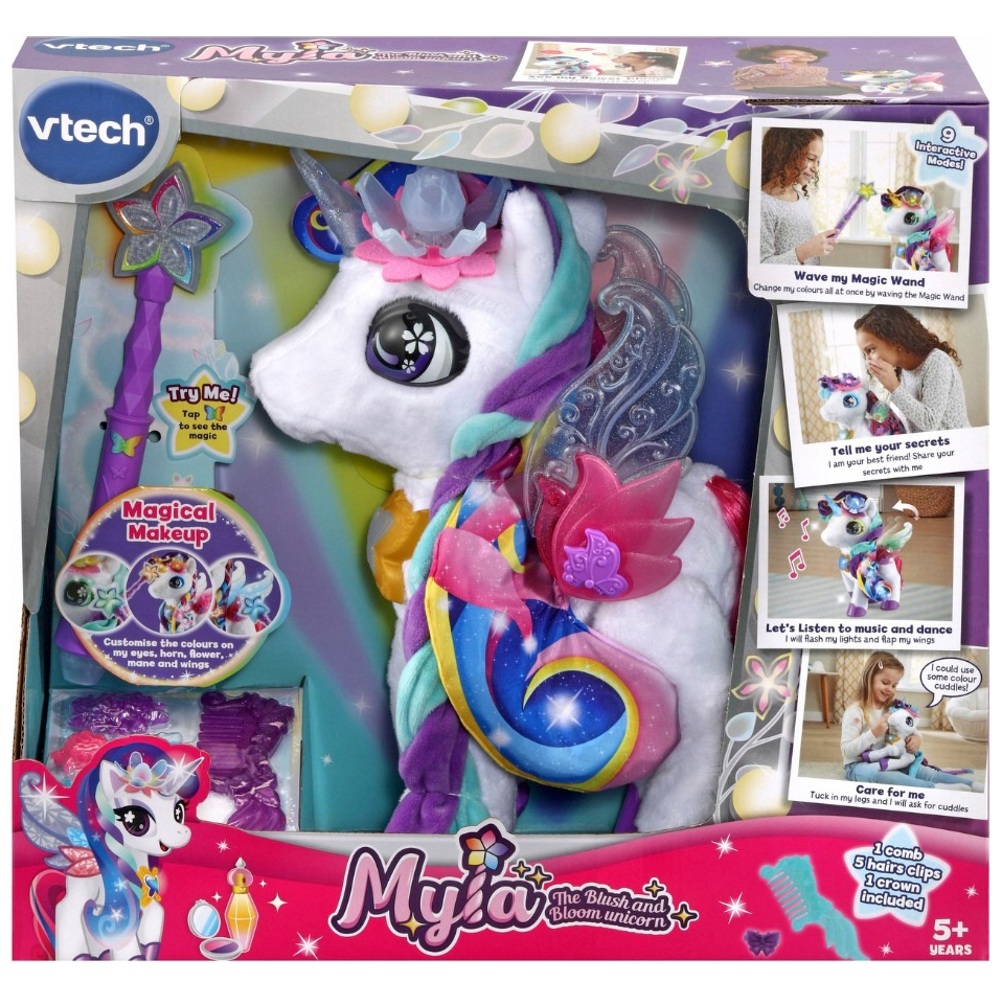 VTech Myla Blush and Bloom Unicorn Smyths Toys UK