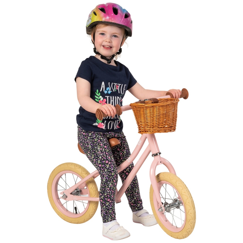 12 Inch Funbee Balance Bike with Basket Smyths Toys UK