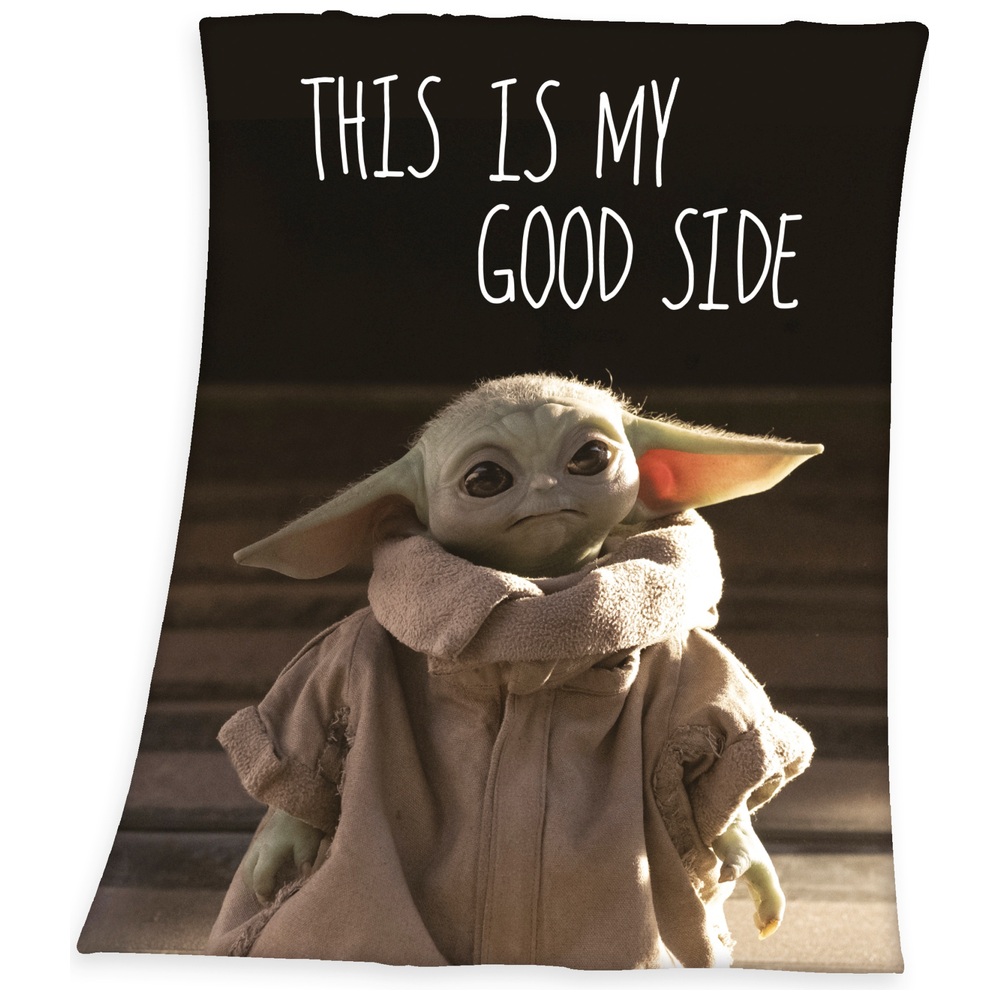 The Mandalorian Baby Yoda Fleecedecke Smyths Toys Deutschland