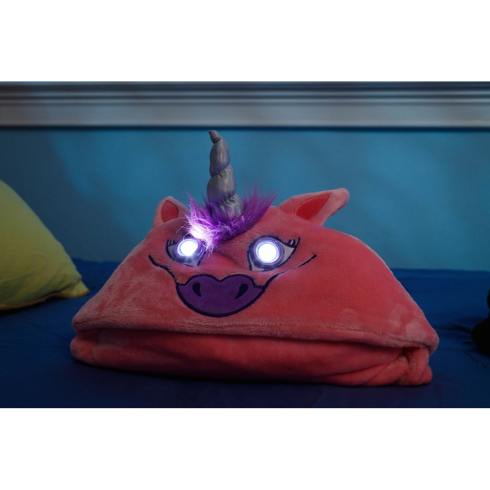 Bright Eyes Blanket with LED Light Up Eyes Unicorn Smyths Toys UK