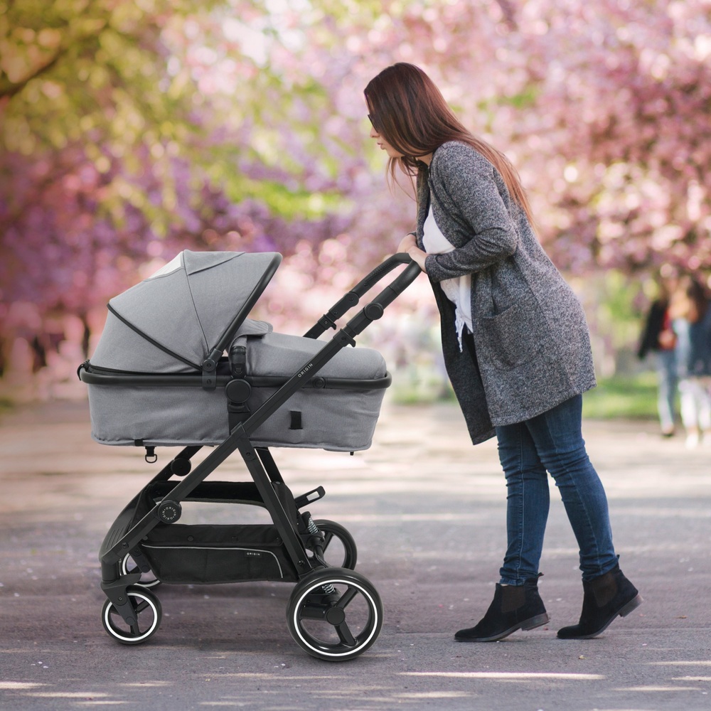 Origin By Babylo 2in1 Travel System Black Car Seat Smyths Toys UK