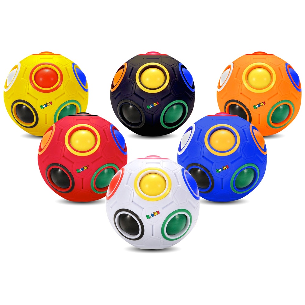 Rubik's Rainbow Ball Fidget Toy Assortment Smyths Toys UK