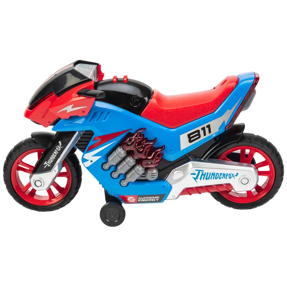 Super Wheelz Lights and Sounds Motorbike Smyths Toys UK