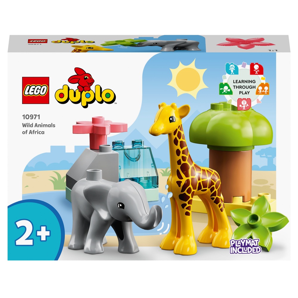 LEGO 10971 DUPLO Wild Animals of Africa Toy for Toddlers Smyths Toys UK