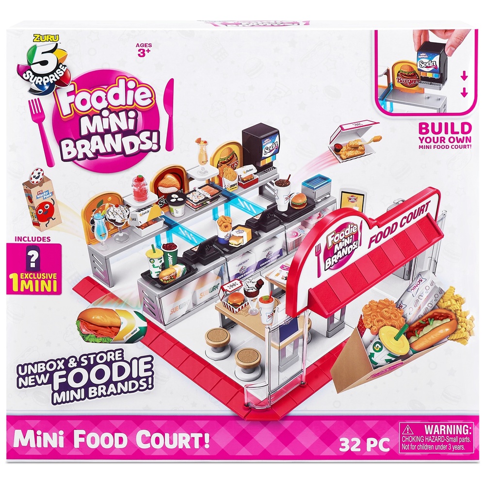 5 Surprise Foodie Mini Brands Food Court Spielset Smyths Toys Österreich