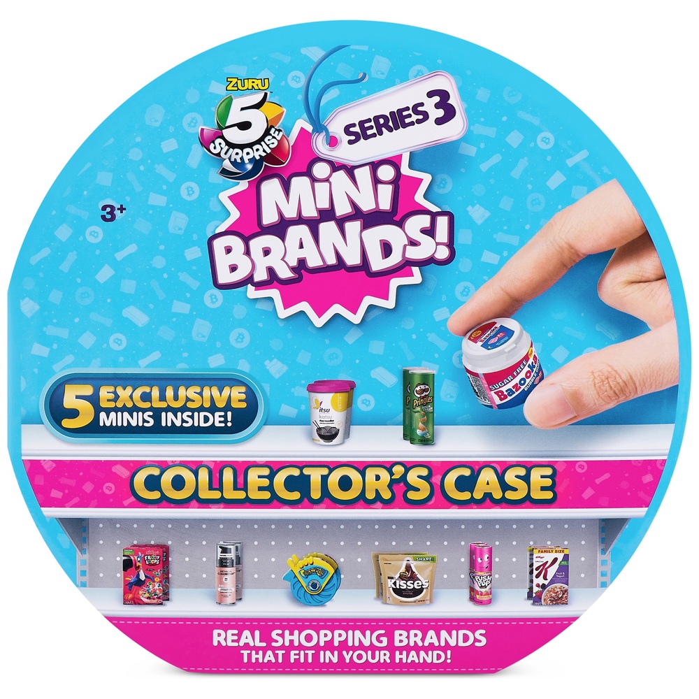 5 Surprise Mini Brands Series 3 Collector's Case by ZURU Smyths Toys UK