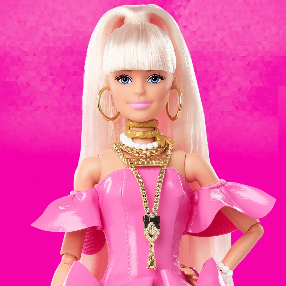 Barbie Extra Fancy Puppe im pinken Kleid Smyths Toys Deutschland