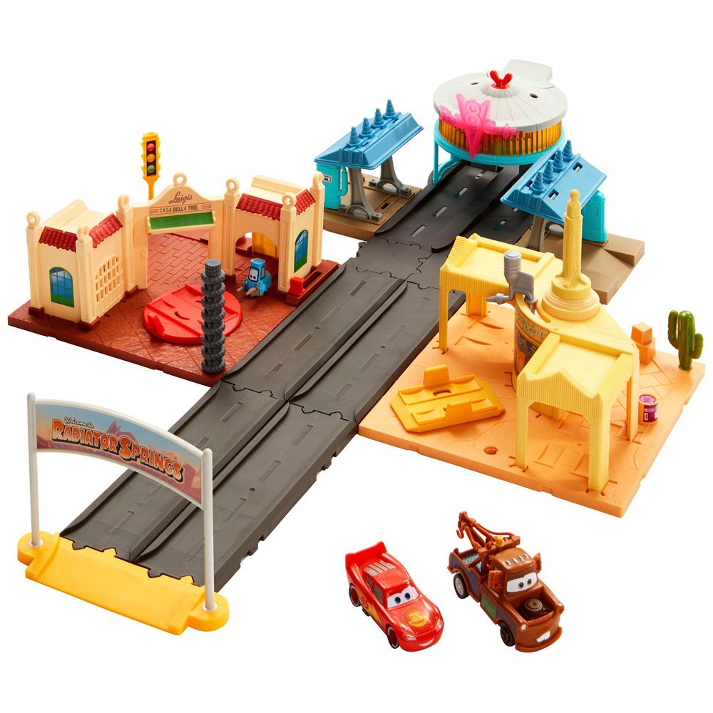 Disney Pixar Cars On The Road Radiator Springs Tour Playset Smyths