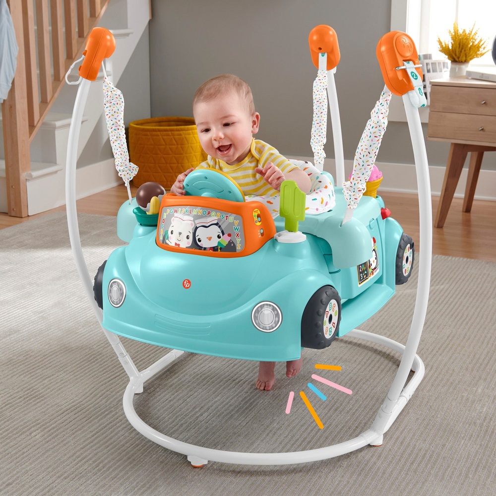 Fisher-Price 2-in-1 Sweet Ride Jumperoo Activity Centre | Smyths Toys UK