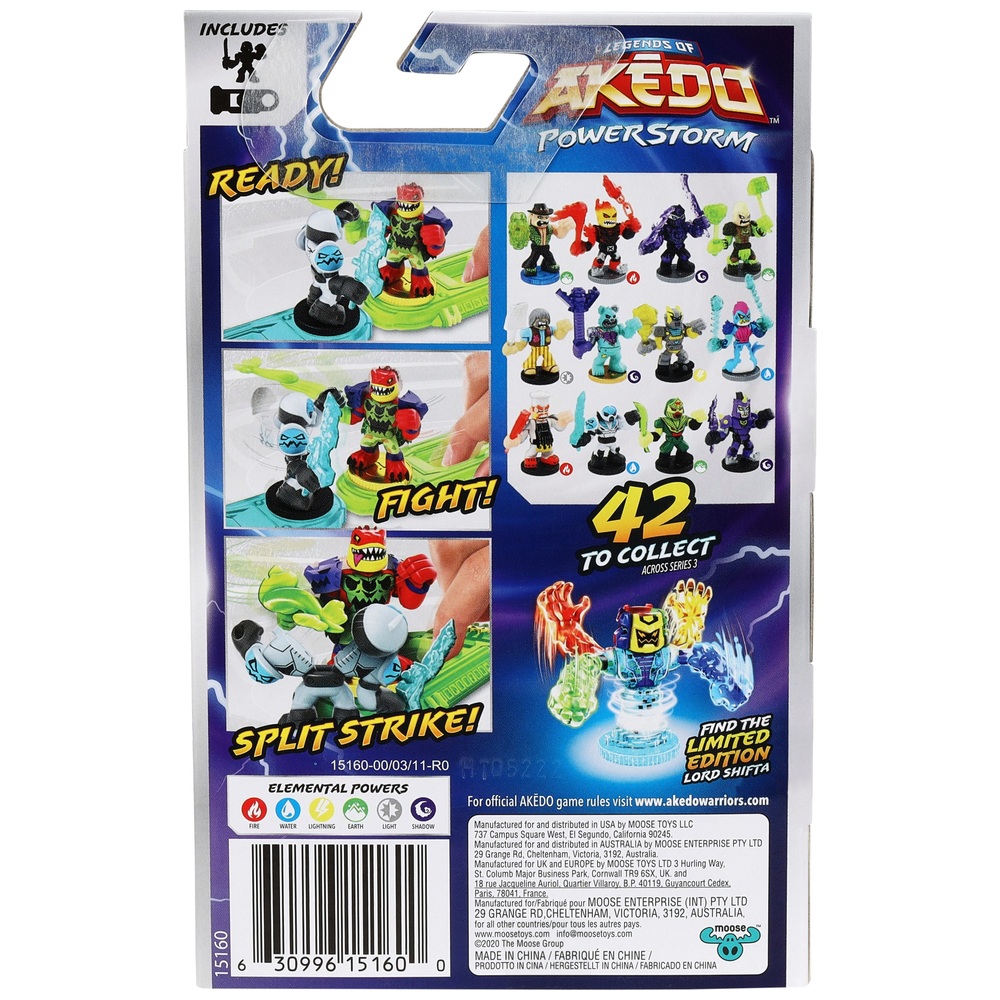Legends of Akedo Powerstorm 1 Player Pack Assortment Smyths Toys UK