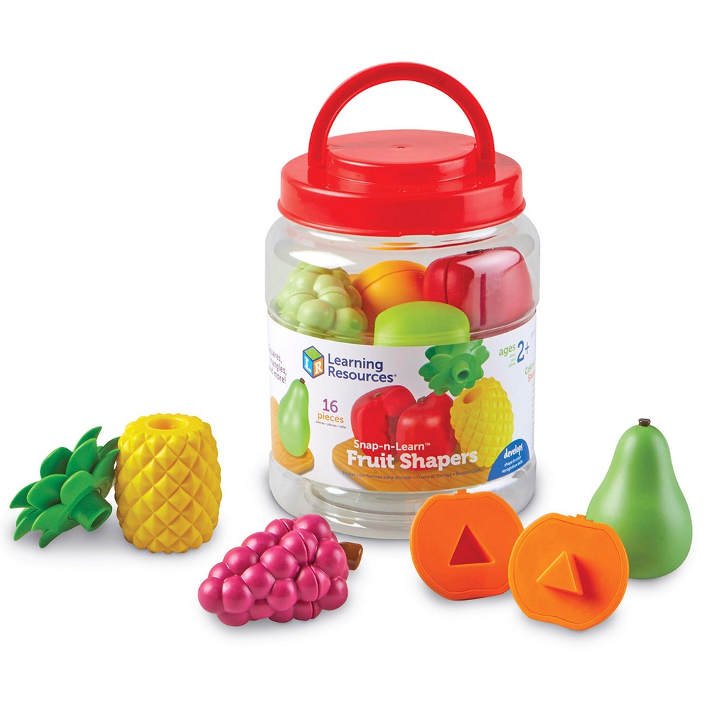 Learning Resources SnapNLearn Fruit Shapers Play Food Smyths Toys UK
