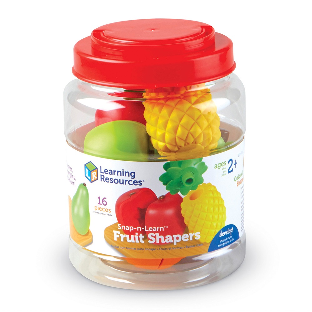 Learning Resources SnapNLearn Fruit Shapers Play Food Smyths Toys UK