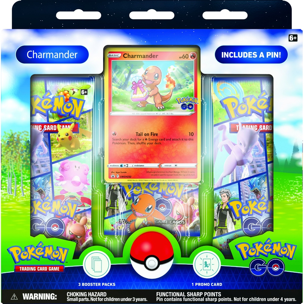 Pokémon Trading Card Game Pokémon GO Pin Box Assortment Smyths Toys