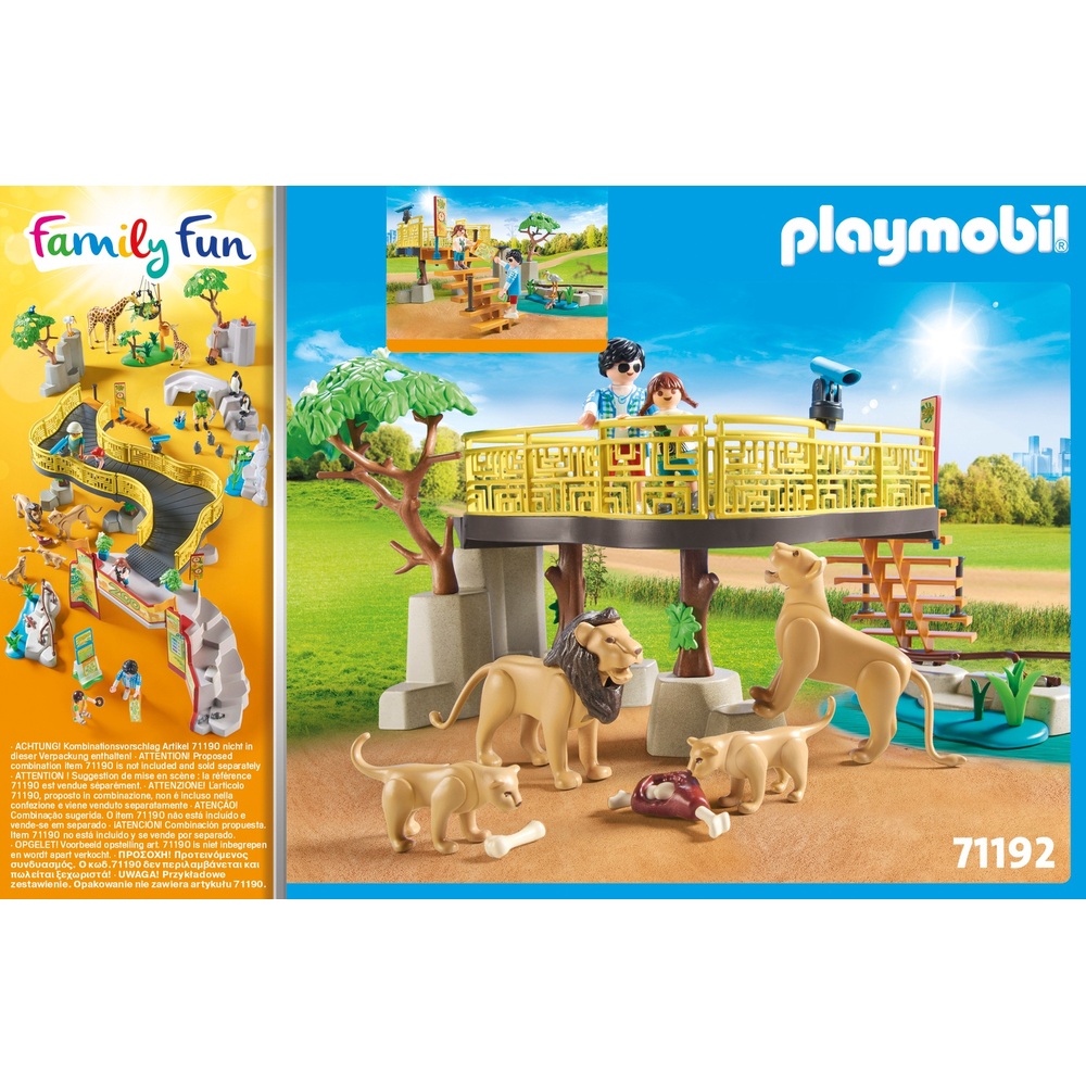 Playmobil 71192 Outdoor Lion Enclosure Smyths Toys UK