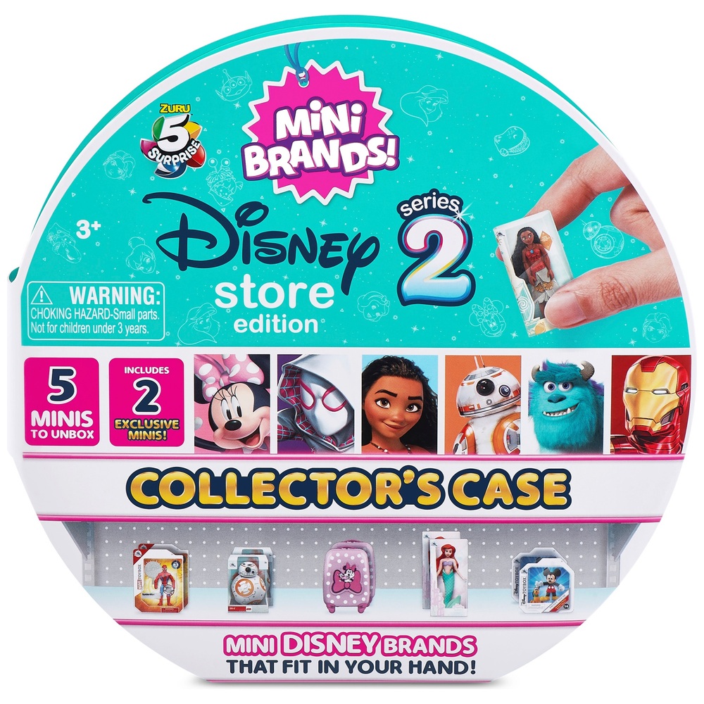 5 Surprise Mini Brands Disney Store Edition Collectors Case Serie 2