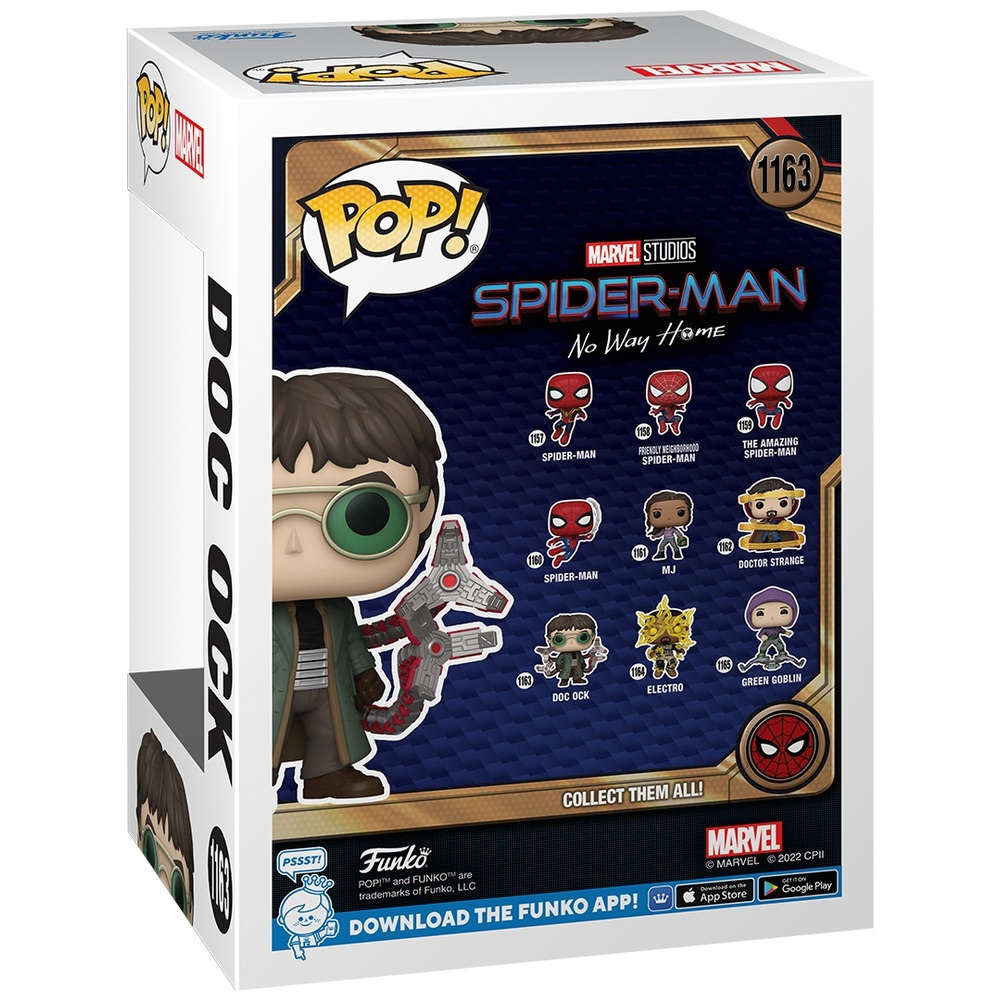 Funko POP! BobbleHead Figur 1163 Doc Ock SpiderMan No Way Home