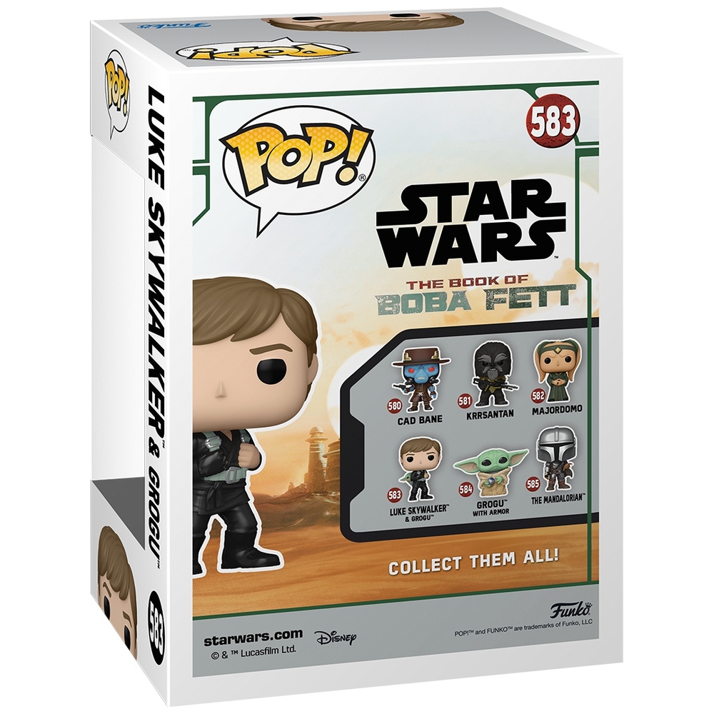 Funko POP! BobbleHead Figur 583 Luke Skywalker und Grogu Star Wars