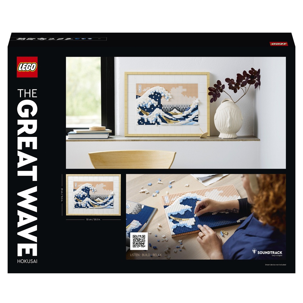 LEGO ART 31208 Hokusai The Great Wave Craft Set Smyths Toys Ireland