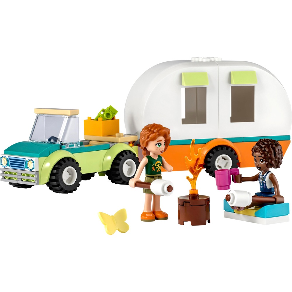 LEGO Friends 41726 Holiday Camping Trip Camper Van Toy Set Smyths Toys UK