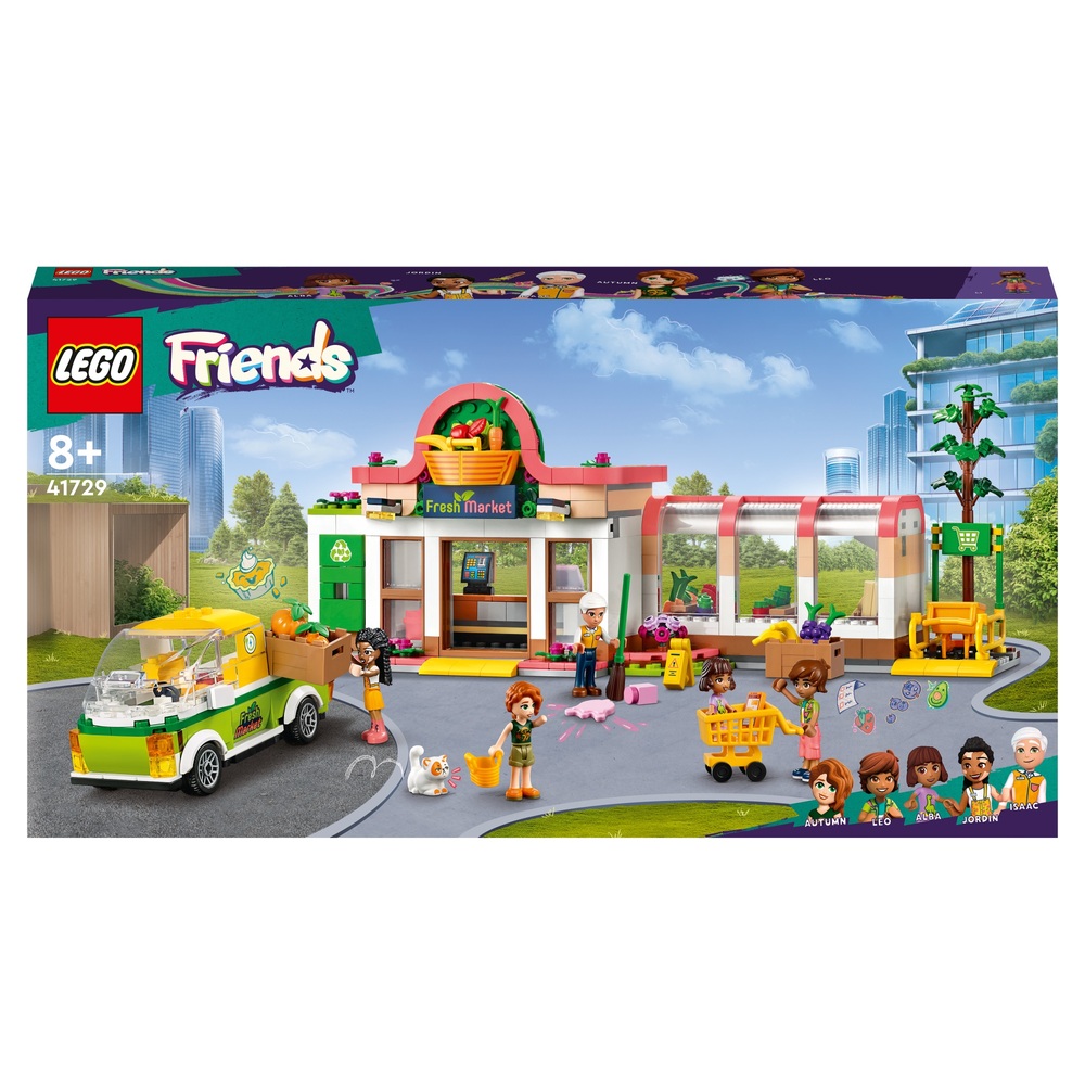LEGO Friends 41729 Organic Grocery Store Toy Shop with Truck Smyths